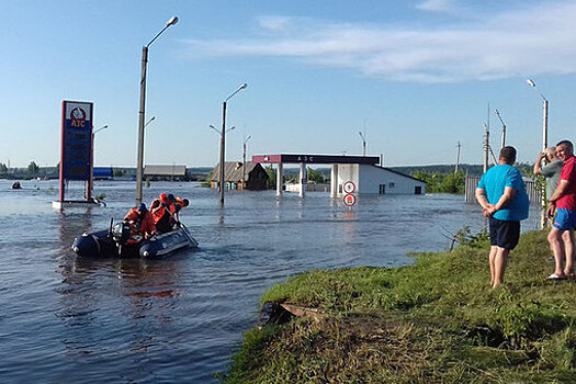 Вода покинула часть Иркутской области