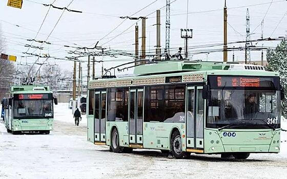 В Рязани запустили в работу 10 белорусских троллейбусов