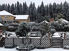 Первый снег в регионах Поволжья выпал на две недели раньше, чем обычно