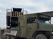 Тяжёлая огнеметная система ТОС-2 «Тосочка» группировки войск "Восток" уничтожила пункты временной дислокации ВСУ в районе Великой Новосёлки