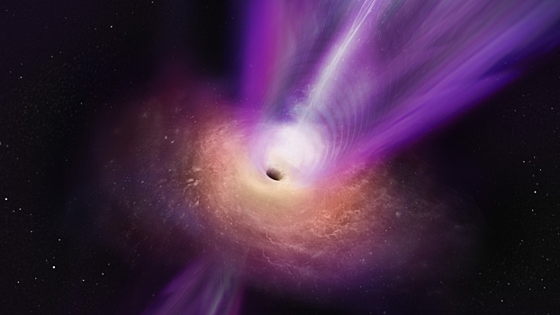 Астрономы зафиксировали остановившую звездообразование черную дыру