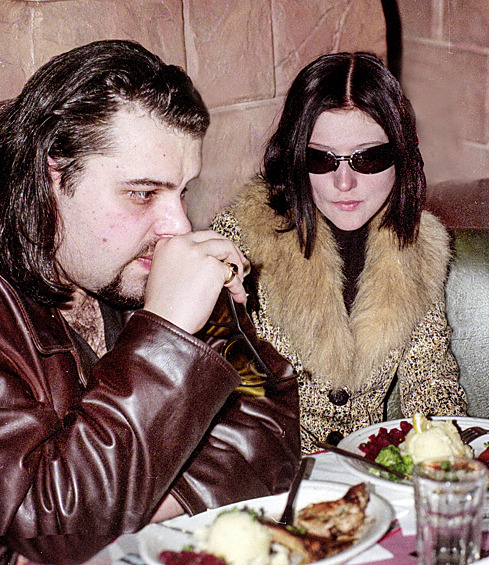 Продюсер Максим Фадеев и певица Линда, 1990-е годы