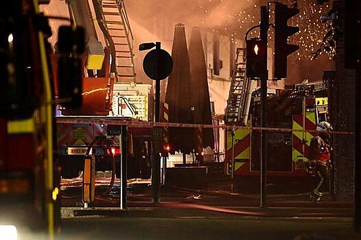 На западе Лондона произошел пожар в жилом доме