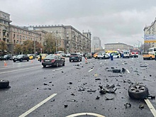 На Кутузовском проспекте в Москве столкнулись три машины