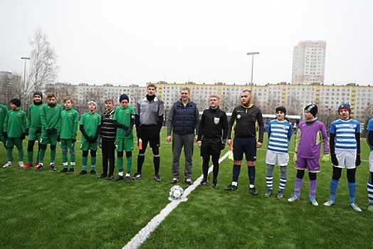 Глава Одинцовского округа открыл отремонтированный стадион в микрорайоне № 8