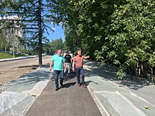 Глава управы Мещанского района Дмитрий Башаров провел обход объекта благоустройства — одного из корпусов школы 1297