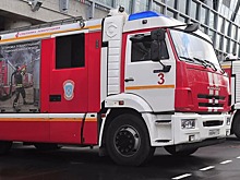 Пожарные потушили мусорный контейнер на улице Лавочкина