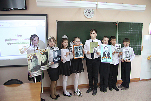 В преддверии 9 мая прошли «Уроки Победы» в школах Томской области