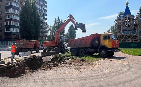 В Железногорске отремонтируют участок теплосети и сделают парковку