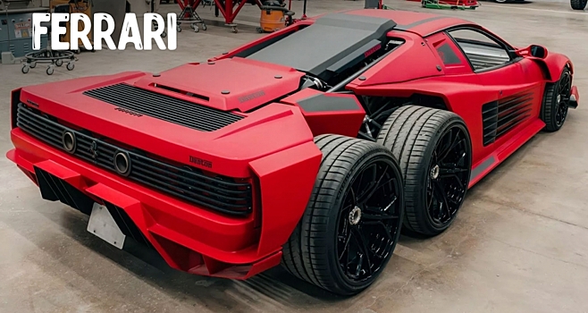 Вокруг шестиколёсной Ferrari Testarossa развернулась настоящая драма