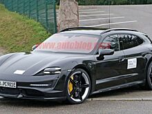 Опубликованы снимки нового Porsche Taycan Cross Turismo