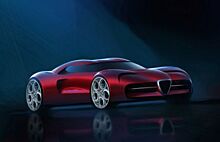 Представлен рендер суперкара Alfa Romeo