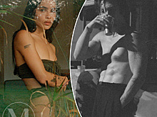 Зои Кравиц и Джереми Аллен Уайт разделись для кампании Saint Laurent