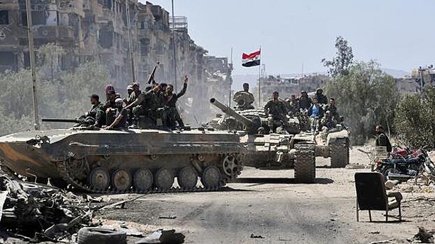 Войска Дамаска начали наступление на северо-западе Сирии