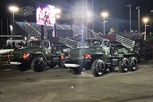 В столице Никарагуа прошел военный парад по случаю 46-летия армии республики