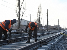 В Волгограде продолжают реконструировать линии скоростного трамвая 