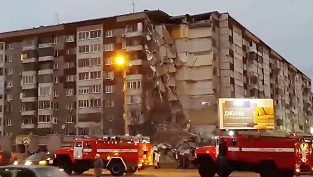 В Ижевске в результате обрушения полностью разрушены восемь квартир