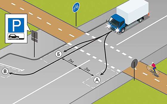 Помогите водителю грузовика прожить этот день без штрафа за парковку