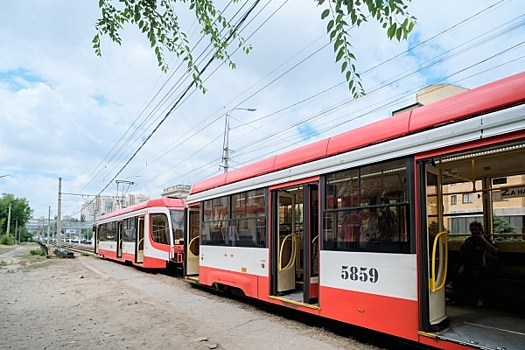 Трамвай 1981 года выпуска вновь вышел на линию в Волгограде