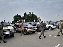 ​Колонна автопробега, следующая из Владивостока в Донецк, побывала в Чите