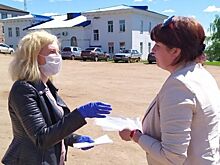 В районах Удмуртии провели акцию «Носи маску правильно»