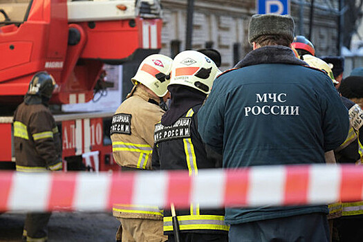 При пожаре в Москве погиб человек