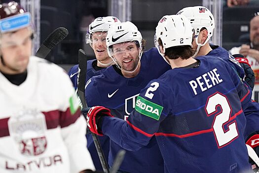 США — Латвия — 4:1, чемпионат мира по хоккею 2022 года, обзор матча, авторы голов