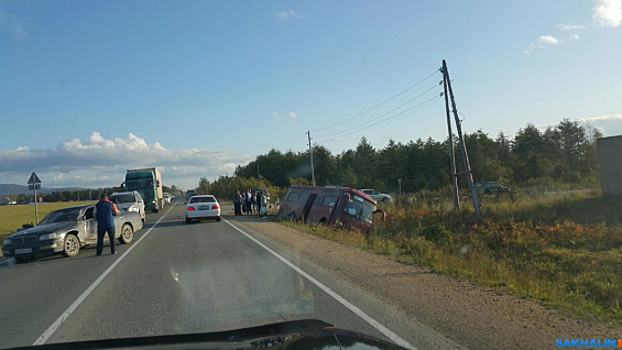 Пассажирский автобус попал в аварию в районе Березняков