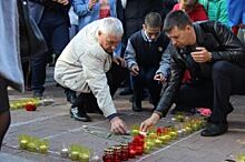 В Ханты-Мансийске прошла мемориальная акция «Свеча памяти»