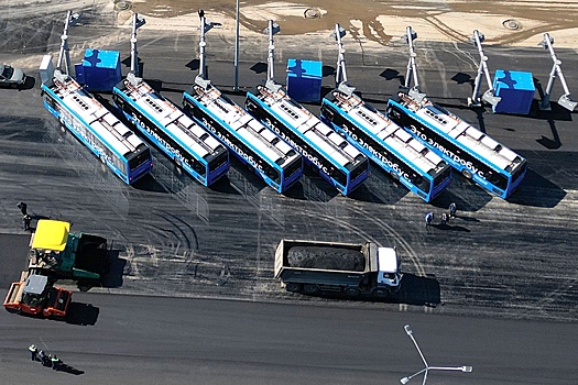 В Митино готовят к открытию парк электробусов