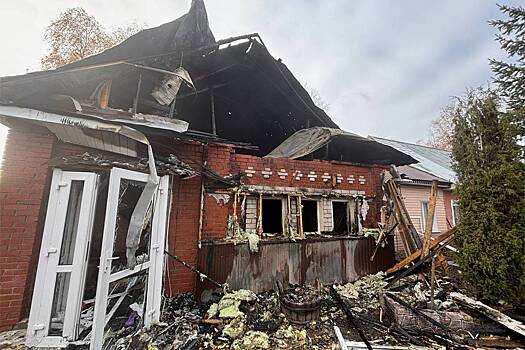 Опубликованы кадры из атакованного в полутора тысячах километров от границы города России