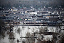 Уровень воды в реке Урал у Оренбурга к утру вырос до 1115 см