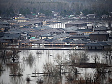 Уровень воды в реке Урал у Оренбурга к утру вырос до 1115 см