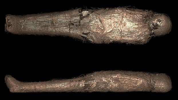 Археологи обнаружили древнюю мумию погребенную в странном коконе