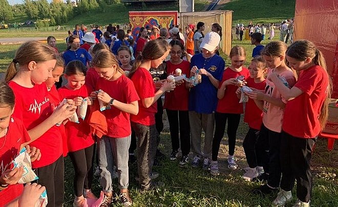 В Зеленодольске во Всемирный день мороженого дети получили 500 порций лакомства