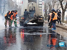 Ямочный ремонт будет завершен к Первомаю