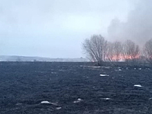 В Бурятии из-за пала травы вспыхнул степной пожар
