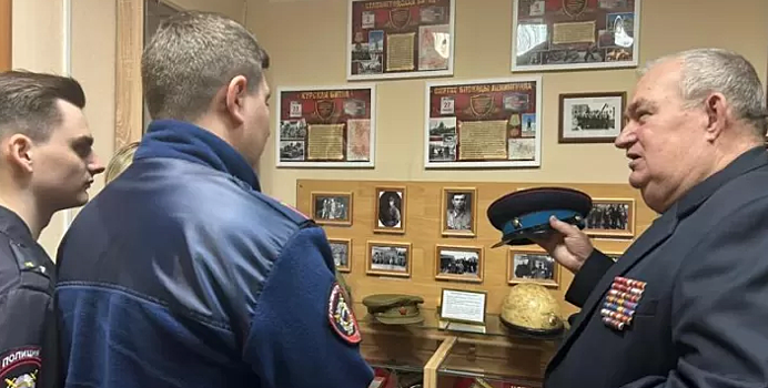 Молодых полицейских познакомили с историей Павлово-Посадской милиции