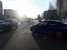 В Рязани в ДТП с двумя иномарками пострадала 30-летняя автоледи