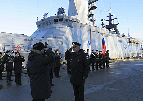 Отряд кораблей Балтийского флота завершил выполнение учебно-боевых задач в Балтийском море