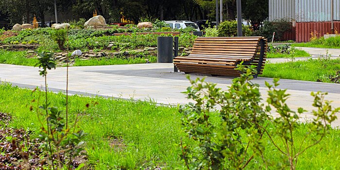 Новый сквер разбили на Ставропольской улице в Люблино