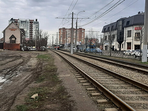В марте в Краснодаре планируют построить тротуар на участке улицы Минской