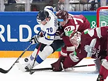 Сборная Финляндии с трудом одолела Латвию