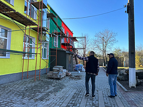 Курские строители завершают восстановление соцобъектов в Мангушском районе ДНР