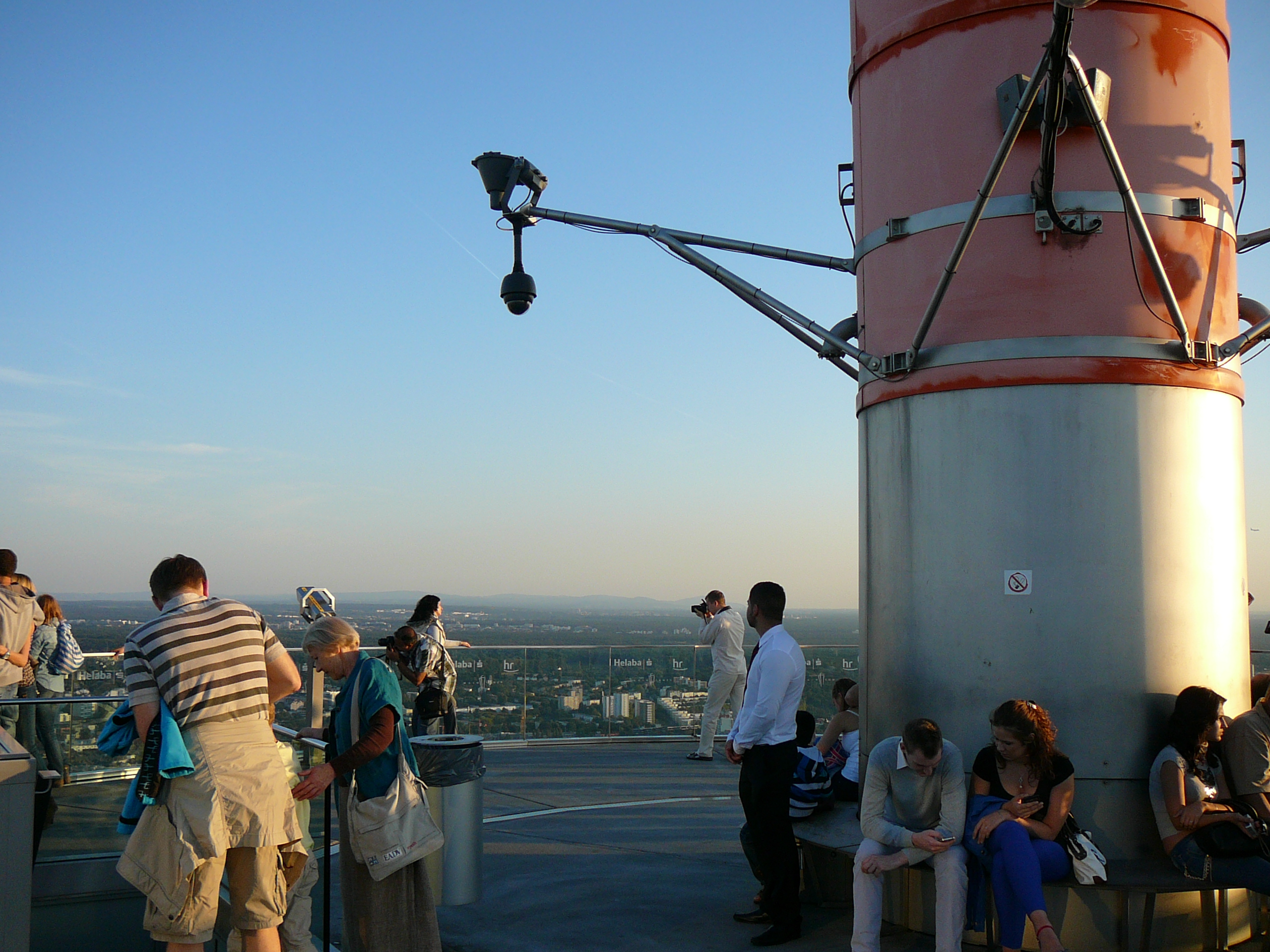 Небоскреб Main Tower, Франкфурт-на-Майне, Земля Гессен, Германия, Европа