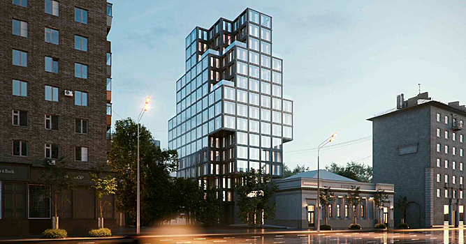 Новый проект на Садово-Сухаревской улице будет иметь кубические фасады