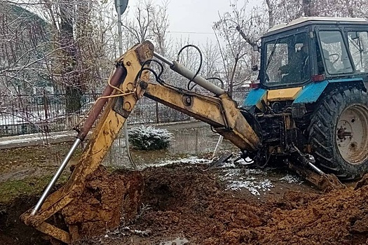 В Ростовской области прорыв трубопровода оставил без воды весь город Цимлянск