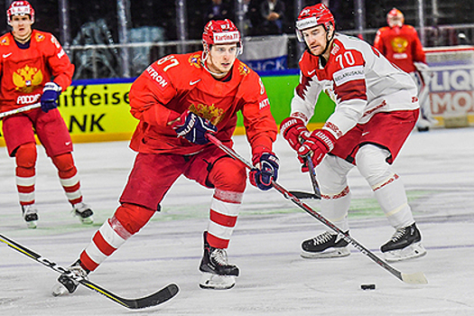 Российские хоккеисты разгромили сборную Белоруссии