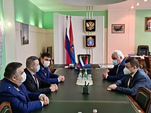 Губернатор Александр Никитин встретился с новым прокурором Тамбовской области Александром Гулягиным