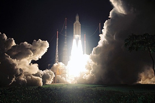 Ракета Ariane 5 стартовала с космодрома Куру
